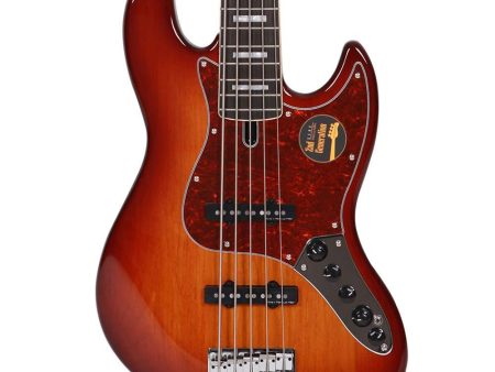 Sire Guitars Marcus Miller V7 Alder 5-String Bass 2nd Generation Tobacco Sunburst For Sale