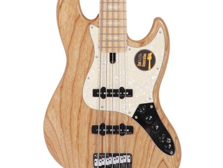 Sire Guitars Marcus Miller V7 Vintage Swamp Ash 5-String Bass 2nd Generation Natural For Cheap