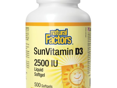 Natural Factors SunVitamin D3 2500 IU 500s Sale