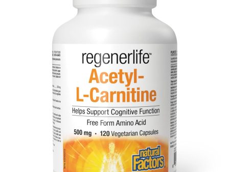 Natural Factors Regenerlife Acetyl-L-Carnitine 120s on Sale