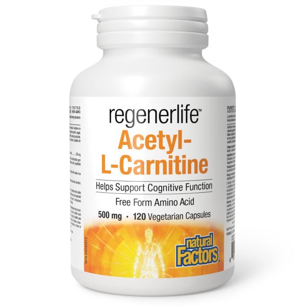 Natural Factors Regenerlife Acetyl-L-Carnitine 120s on Sale