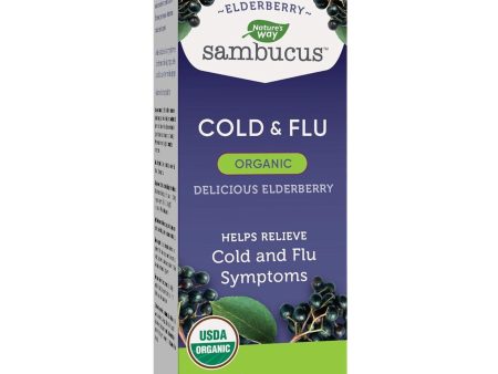 Nature s Way Sambucus Organic Elderberry Cold & Flu Syrup 240ml (VALUE SIZE) Online Sale