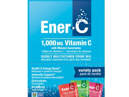 Ener-C Variety Pack Multivitamin Drink Mix - 1,000mg Vitamin C (Case of 30) on Sale