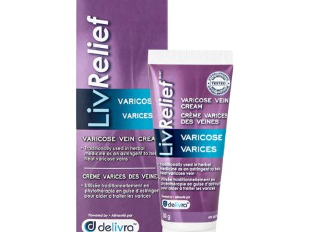 LivRelief Varicose Vein Cream 50g Supply