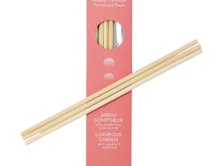 La Luna Luxurious Garden Pre-Infused Scented Reeds 2pk For Discount