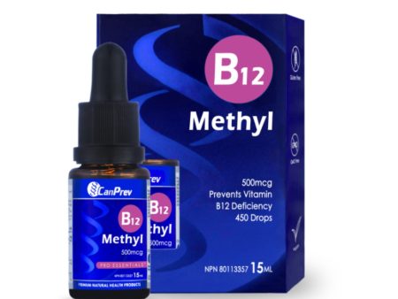 Canprev Vitamin B12 Methyl 500mcg Drop 15ml Hot on Sale