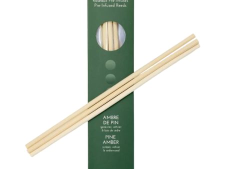 La Luna Pine Amber Pre-Infused Scented Reeds 2pk on Sale