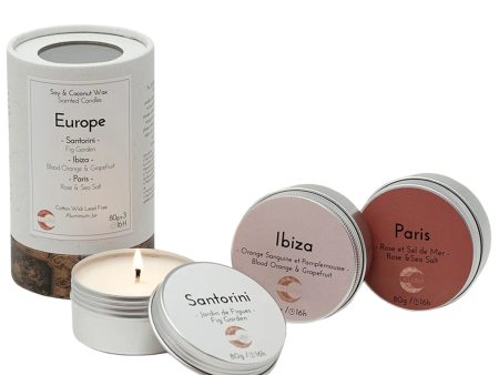 La Luna Europe Discovery Candle Kit 3x80g on Sale