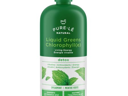 Pure-Le Naturals Liquid Greens Chlorophyll Mint 450ml Fashion