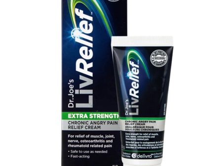 LivRelief Extra Strength Chronic Angry Pain Relief Cream 50g Supply