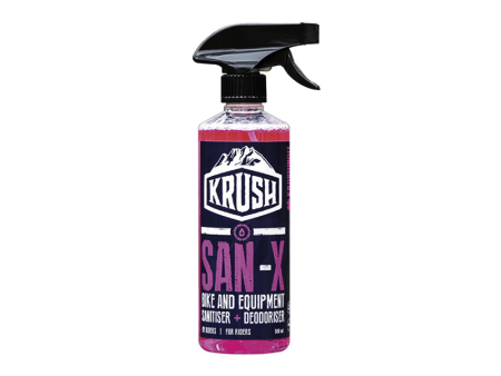 Krush San-X Bike And Equipment Sanitiser and Deodoriser 500ml Online Sale