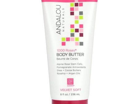 Andalou 1000 Roses Velvet Soft Body Butter 236ml Discount