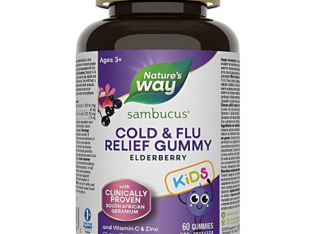 Nature s Way Sambucus Cold & Flu Relief Kids Gummies 60s Fashion