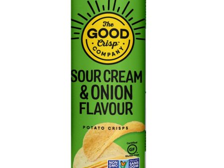 The Good Crisp Co. Potato Crisps - Sour Cream & Onion 160g Online Sale