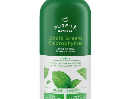 Pure-Le Naturals Liquid Greens Chlorophyll Mint 1000ml Online Sale