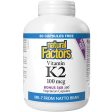 Natural Factors Vitamin K2 100 mcg Bonus Size 360s (300+60 FREE capsules) Fashion