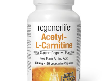 Natural Factors Regenerlife Acetyl-L-Carnitine 90s For Discount