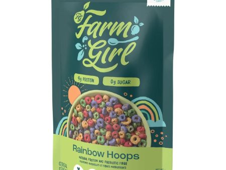 Farm Girl Rainbow Hoops Cereal 280g For Sale