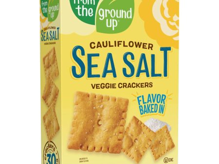 From the Ground Up Sea Salt Cauliflower Veggie Crackers 113g Online Sale