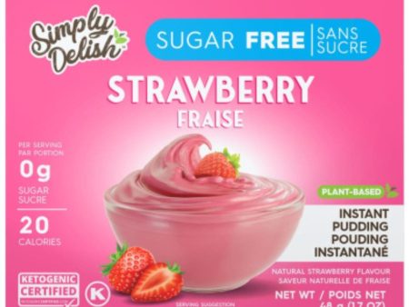 Simply Delish Sugar-Free Instant Strawberry Pudding Mix 48g Discount