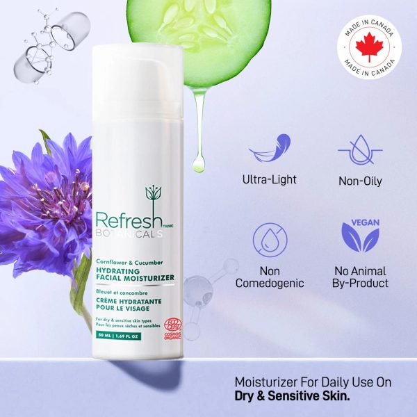 Refresh Botanicals Hydrating Facial Moisturizer 50ml Online now