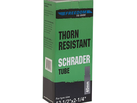 Freedom To Ride - Thorn Resistant Schrader 12-1 2 x2-1 4  40mm Online now