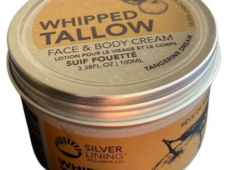 Silver Lining Wellness Whipped Tallow Body Butter - Tangerine Dream 100ml For Discount