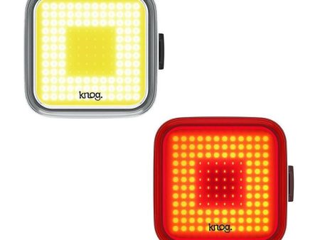 Knog Blinder Square - 200 100 Lumens - Light Set For Sale