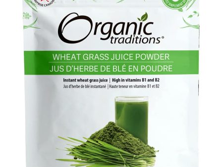 Organic Traditions Organic Wheat Grass Juice Powder 150g Online now