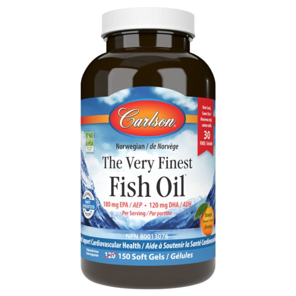 Carlson The Very Finest Fish Oil Orange 150s Discount