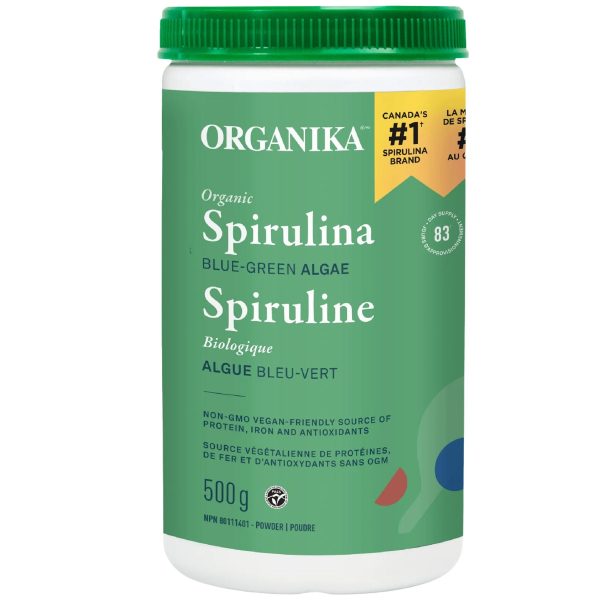 Organika Organic Spirulina Powder 500g Supply