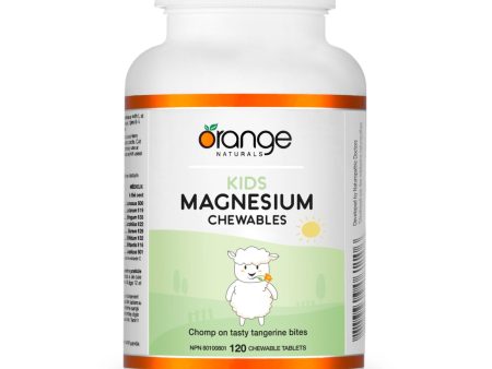 Orange Naturals Kids Magnesium Chewables 50mg - Tangerine 120s on Sale