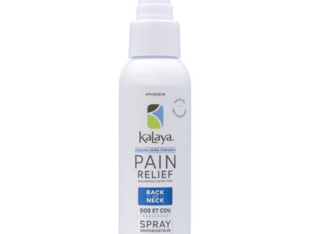 KaLaya Cooling Pain Relief Spray For Back & Neck, Extra Strength 60ml Online now