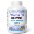 Natural Factors LipoMicel Vitamin D3 2000IU 360s Online Hot Sale