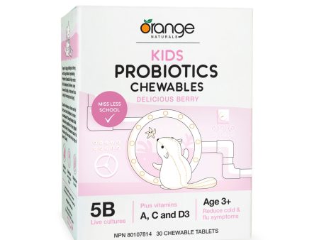 Orange Naturals Kids Probiotics Chewables - Berry 30s Online Hot Sale