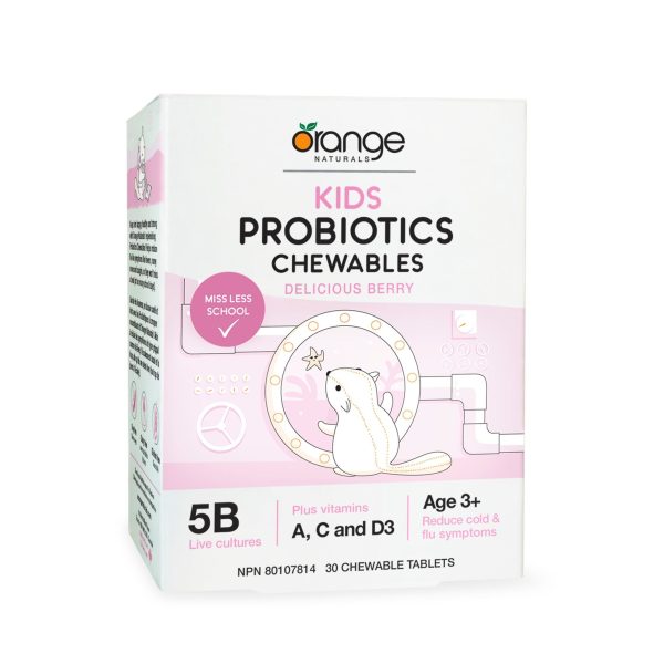 Orange Naturals Kids Probiotics Chewables - Berry 30s Online Hot Sale