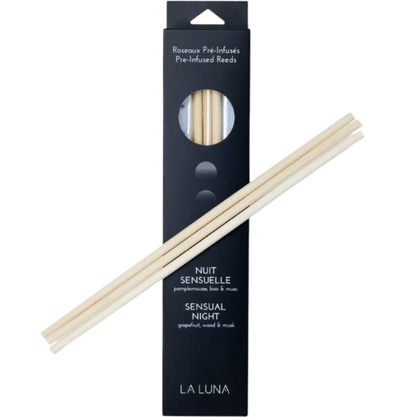 La Luna Sensual Nights Pre-Infused Scented Reeds 2pk For Sale