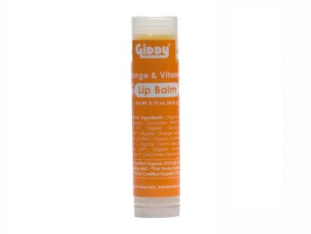 Giddy Sweet Orange Natural Outdoor Lip Balm Hot on Sale