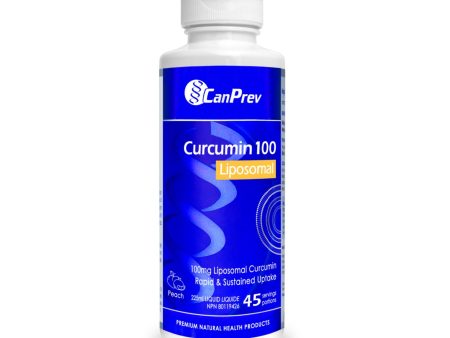 CanPrev Liposomal Curcumin 100mg Peach 225mL Online Hot Sale