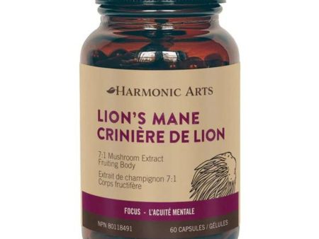 Harmonic Arts Lion s Mane Mushroom Capsules 60s Online