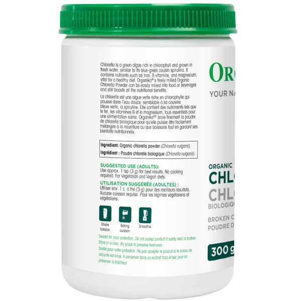 Organika Organic Chlorella Powder 300g Online Hot Sale