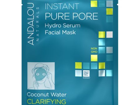 Andalou Naturals Instant Pure Pore Hydro Serum Facial Sheet Mask on Sale