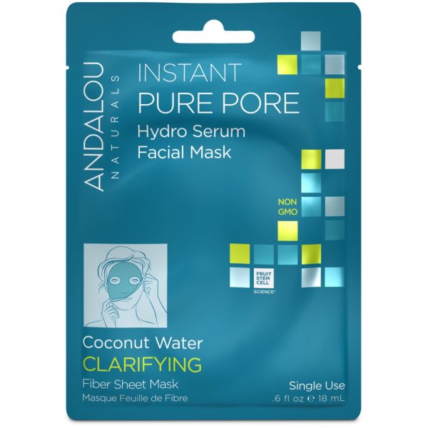 Andalou Naturals Instant Pure Pore Hydro Serum Facial Sheet Mask on Sale