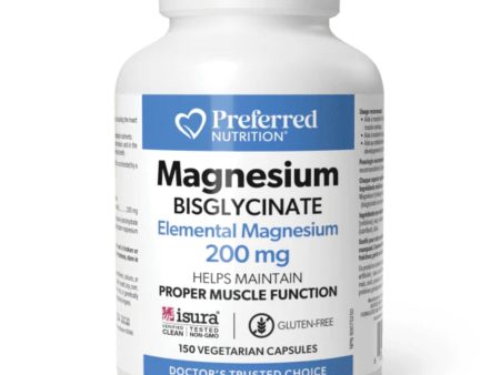 Preferred Nutrition Magnesium Bisglycinate 150s Online now