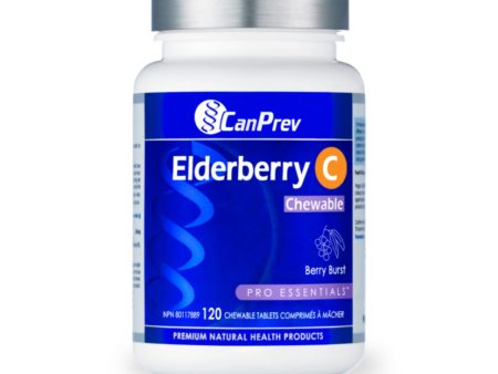 CanPrev Elderberry C Chewable Berry Burst 120s Online Hot Sale