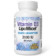 Natural Factors LipoMicel Vitamin D3 2000IU 90s Cheap