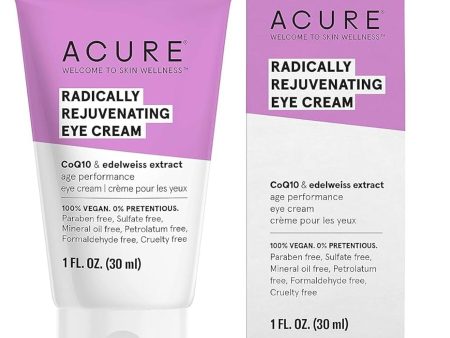 Acure Radically Rejuvenating Eye Cream 30ml For Cheap