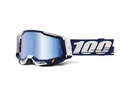 100% Racecraft 2 Goggle Concordia - Mirror Blue Online