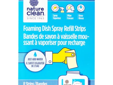 Nature Clean Foaming Dish Spray Refill Strips 8ct Online Hot Sale