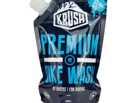 Krush Premium Bike Wash 500ml Pouch Sale